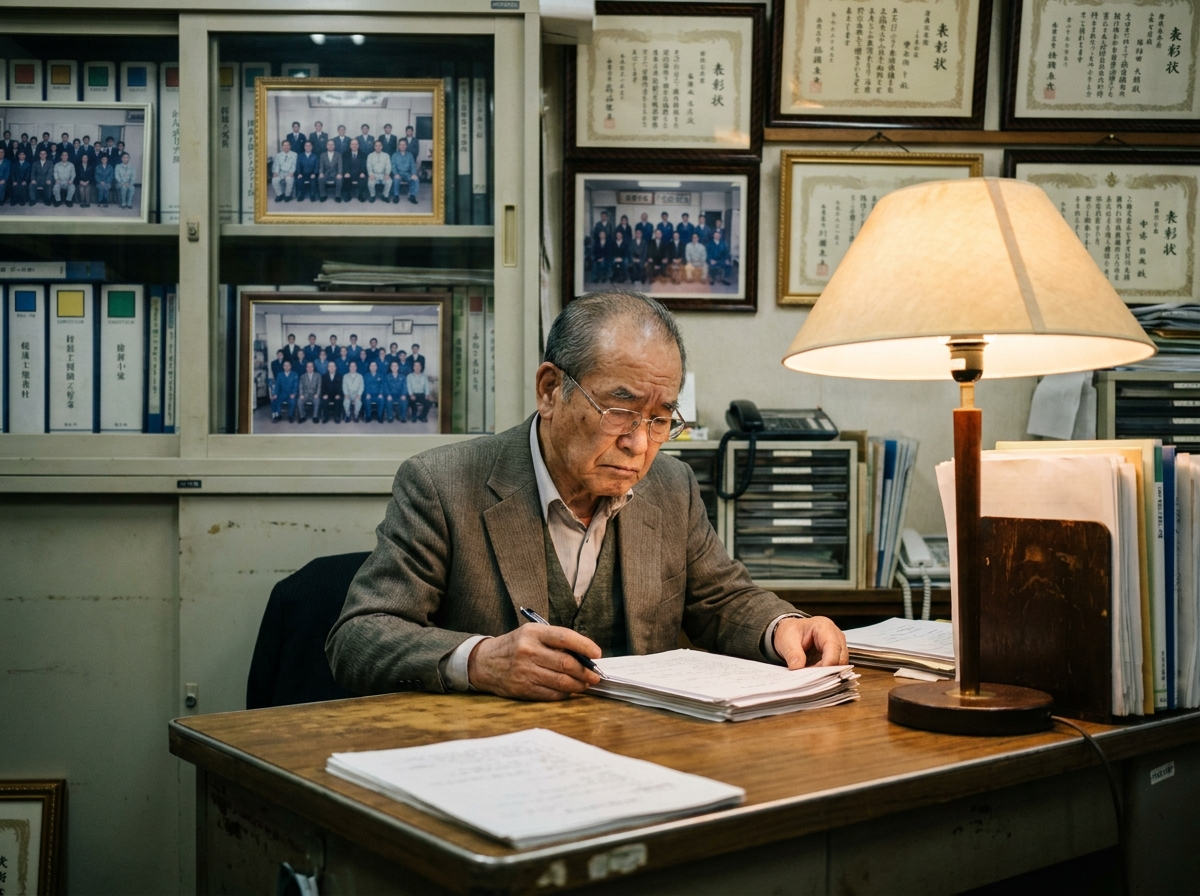 会社の将来を考える経営者
